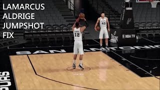 2k16 LaMarcus Aldrige Jumpshot Fix [upl. by Nylyoj30]