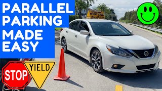 HOW TO PARALLEL PARK FOR BEGINNERS PARALLEL PARKING [upl. by Tarabar746]