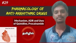 29 Pharmacology of Antiarrhythmic Drugs in தமிழ் [upl. by Oakleil]