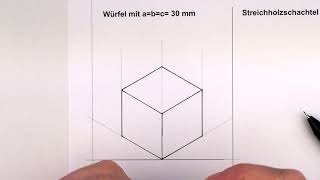 Isometrische Projektion – Einstieg [upl. by Zosi993]