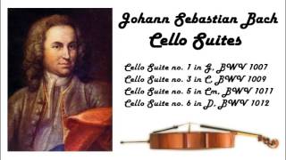 Johann Sebastian Bach  Cello suites in 432 Hz great for reading or studying [upl. by Glogau]