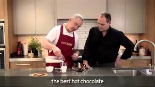 How to make a hot chocolate using an aerolatte milk frother [upl. by Sheba177]