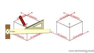 Introduction to Isometric Drawing Part One [upl. by Stenger]