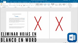 ❌📄COMO ELIMINAR UNA HOJA EN BLANCO EN WORD 2024 [upl. by Sukramaj]