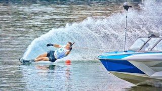 Waterski World Championships Mens Slalom Final [upl. by Sirapal]