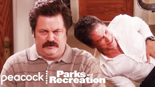 Ron Swanson Gets Food Poisoning  Parks and Recreation [upl. by Aholla]