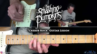 The Smashing Pumpkins  Cherub Rock Guitar Lesson [upl. by Ivgnout]