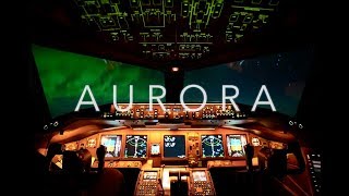 Aurora Borealis From The Sky [upl. by Allin345]