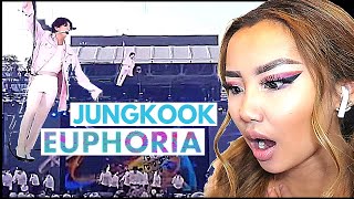 HE CAN FLY 😱 BTS JUNGKOOK EUPHORIA LIVE OSAKA  REACTIONREVIEW [upl. by Alcus328]