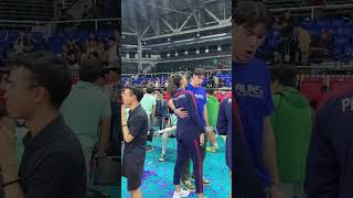 Sean Alter congratulates Thea Gagate AVCChallengeCup [upl. by Gennie]