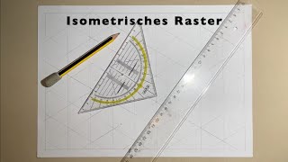 Isometrisches Raster zeichnen [upl. by Osswald713]