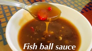 Fish ball sauce  Kikiam sauce  How to make sauce [upl. by Eusoj471]