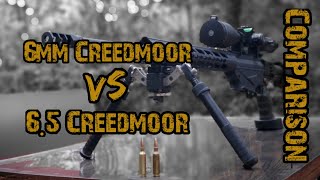 6mm Creedmoor vs 65 Creedmoor  Cartridge Comparison [upl. by Laurance]