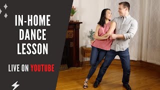 How to Couple Dance for Weddings and Parties  Duet Dance Studios Live Dance Class 💃🏻🕺🏽 [upl. by Ahsyekat]