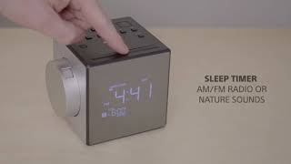 Sony ICFC1PJ projector alarm clock in one minute [upl. by Tnomel806]